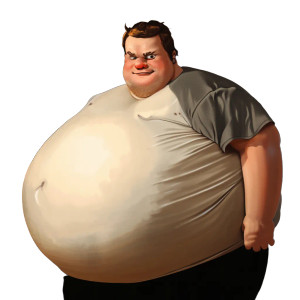 Chubby Ukiyo-E V2 Vinyl Car Decal Sticker – Waterproof & UV-Resistant 8"