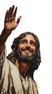 Jesus Waving Vinyl Car Decal Sticker – Waterproof & UV-Resistant 8"
