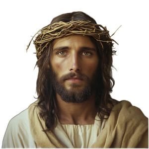 Jesus Portrait V2 Vinyl Car Decal Sticker – Waterproof & UV-Resistant 8"