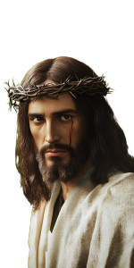 Hyper-Realistic Jesus Christ Vinyl Car Decal Sticker – Waterproof & UV-Resistant 8"