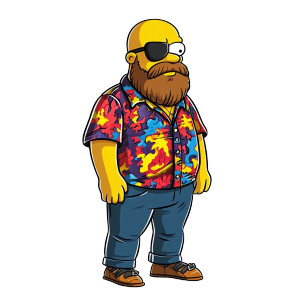 Simpsons Character Illustration Vinyl Car Decal Sticker – Waterproof & UV-Resistant 8" Simpsons Character Illustration Vinyl Car Decal Sticker – Waterproof & UV-Resistant 8"