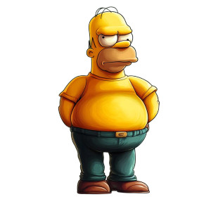 Homer Simpson Vinyl Car Decal Sticker – Waterproof & UV-Resistant 8" Homer Simpson Vinyl Car Decal Sticker – Waterproof & UV-Resistant 8"