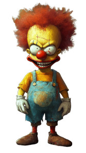 Rusty The Clown Vinyl Car Decal Sticker – Waterproof & UV-Resistant 8"