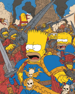 Warhammer Simpsons V2 Vinyl Car Decal Sticker – Waterproof & UV-Resistant 8" Warhammer Simpsons V2 Vinyl Car Decal Sticker – Waterproof & UV-Resistant 8"