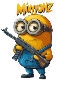 Minionz Clan Logo Vinyl Car Decal Sticker – Waterproof & UV-Resistant 8"