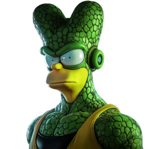 Cell-Homer Fusion Vinyl Car Decal Sticker – Waterproof & UV-Resistant 8"