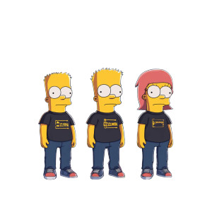 Futuristic Simpsons Lab Vinyl Car Decal Sticker – Waterproof & UV-Resistant 8"