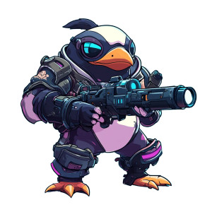 Warrior Penguin Bazooka Vinyl Car Decal Sticker – Waterproof & UV-Resistant 8" Warrior Penguin Bazooka Vinyl Car Decal Sticker – Waterproof & UV-Resistant 8"