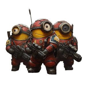 Minions As Marines Vinyl Car Decal Sticker – Waterproof & UV-Resistant 8" Minions As Marines Vinyl Car Decal Sticker – Waterproof & UV-Resistant 8"