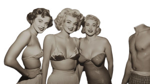 Marilyn Monroe Backstage Vinyl Car Decal Sticker – Waterproof & UV-Resistant 8"