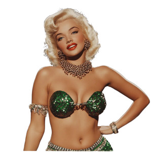 East Indian Marilyn Vinyl Car Decal Sticker – Waterproof & UV-Resistant 8"