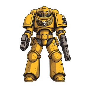 Imperial Fist Marine Vinyl Car Decal Sticker – Waterproof & UV-Resistant 8"