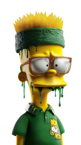 Gangsta Bart Simpson Vinyl Car Decal Sticker – Waterproof & UV-Resistant 8" Gangsta Bart Simpson Vinyl Car Decal Sticker – Waterproof & UV-Resistant 8"