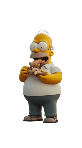 Homer Simpson Eating Vinyl Car Decal Sticker – Waterproof & UV-Resistant 8" Homer Simpson Eating Vinyl Car Decal Sticker – Waterproof & UV-Resistant 8"