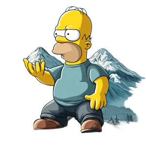 Homero Mountainclothess Vinyl Car Decal Sticker – Waterproof & UV-Resistant 8" Homero Mountainclothess Vinyl Car Decal Sticker – Waterproof & UV-Resistant 8"