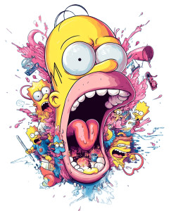Homer'S Open Mouth Vinyl Car Decal Sticker – Waterproof & UV-Resistant 8" Homer'S Open Mouth Vinyl Car Decal Sticker – Waterproof & UV-Resistant 8"