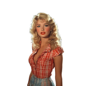 1950S Movie Star V3 Vinyl Car Decal Sticker – Waterproof & UV-Resistant 8"