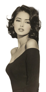 Retro Woman Photo Vinyl Car Decal Sticker – Waterproof & UV-Resistant 8"