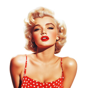 Marilyn Monroe Photo Vinyl Car Decal Sticker – Waterproof & UV-Resistant 8"