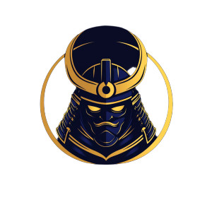 Samurai V6 Logo Vinyl Car Decal Sticker – Waterproof & UV-Resistant 8"