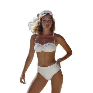 Romy Schneider Swimming Vinyl Car Decal Sticker – Waterproof & UV-Resistant 8"