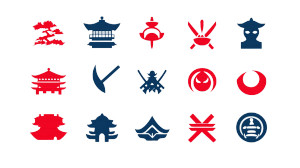 Ninja Icons Vinyl Car Decal Sticker – Waterproof & UV-Resistant 8"