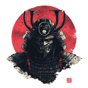 Oni Samurai Vinyl Car Decal Sticker – Waterproof & UV-Resistant 8" Oni Samurai Vinyl Car Decal Sticker – Waterproof & UV-Resistant 8"