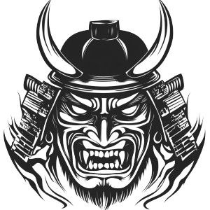 Vintage Horror Samurai Vinyl Car Decal Sticker – Waterproof & UV-Resistant 8" Vintage Horror Samurai Vinyl Car Decal Sticker – Waterproof & UV-Resistant 8"