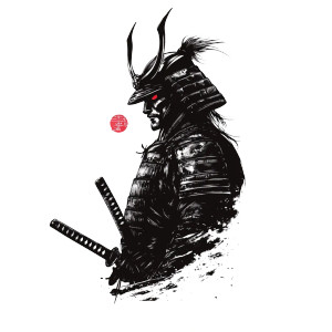 Majestic Samurai Vinyl Car Decal Sticker – Waterproof & UV-Resistant 8" Majestic Samurai Vinyl Car Decal Sticker – Waterproof & UV-Resistant 8"