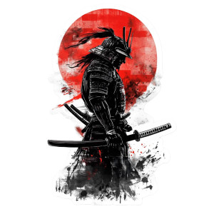 Samurai Warrior Sticker Vinyl Car Decal Sticker – Waterproof & UV-Resistant 8" Samurai Warrior Sticker Vinyl Car Decal Sticker – Waterproof & UV-Resistant 8"