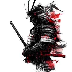 Evil Samurai Warrior Vinyl Car Decal Sticker – Waterproof & UV-Resistant 8"