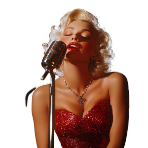 Marilyn Monroe Sings Vinyl Car Decal Sticker – Waterproof & UV-Resistant 8"