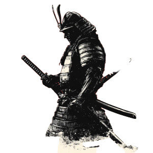 Samurai Ideogram Vinyl Car Decal Sticker – Waterproof & UV-Resistant 8"