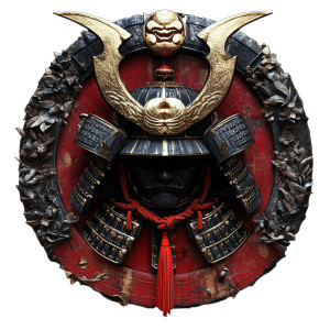 Samurai Emblem Vinyl Car Decal Sticker – Waterproof & UV-Resistant 8" Samurai Emblem Vinyl Car Decal Sticker – Waterproof & UV-Resistant 8"