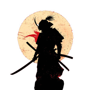 Samurai Sunrise Vinyl Car Decal Sticker – Waterproof & UV-Resistant 8" Samurai Sunrise Vinyl Car Decal Sticker – Waterproof & UV-Resistant 8"