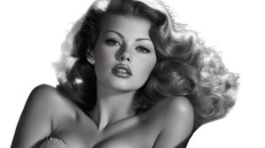Rita Hayworth Vinyl Car Decal Sticker – Waterproof & UV-Resistant 8" Rita Hayworth Vinyl Car Decal Sticker – Waterproof & UV-Resistant 8"
