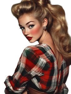 Rockabilly Woman Vinyl Car Decal Sticker – Waterproof & UV-Resistant 8" Rockabilly Woman Vinyl Car Decal Sticker – Waterproof & UV-Resistant 8"
