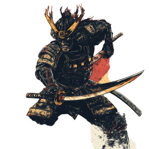 Masked Samurai Fight Vinyl Car Decal Sticker – Waterproof & UV-Resistant 8" Masked Samurai Fight Vinyl Car Decal Sticker – Waterproof & UV-Resistant 8"