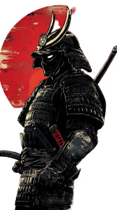 Samurai Shogun Art Vinyl Car Decal Sticker – Waterproof & UV-Resistant 8"