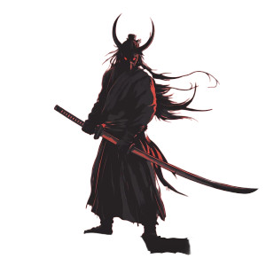 Demonic Samurai Vinyl Car Decal Sticker – Waterproof & UV-Resistant 8" Demonic Samurai Vinyl Car Decal Sticker – Waterproof & UV-Resistant 8"