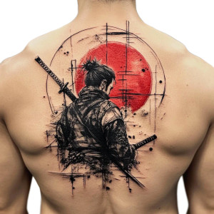 Samurai Tattoo V2 Vinyl Car Decal Sticker – Waterproof & UV-Resistant 8" Samurai Tattoo V2 Vinyl Car Decal Sticker – Waterproof & UV-Resistant 8"