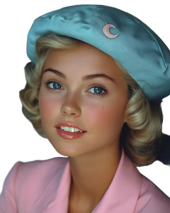 Adorable Finnish Woman Vinyl Car Decal Sticker – Waterproof & UV-Resistant 8"