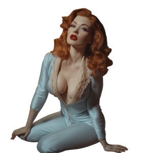 Retro Glamour Portrait Vinyl Car Decal Sticker – Waterproof & UV-Resistant 8" Retro Glamour Portrait Vinyl Car Decal Sticker – Waterproof & UV-Resistant 8"