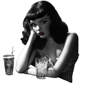 1950S Bad Girl Vinyl Car Decal Sticker – Waterproof & UV-Resistant 8" 1950S Bad Girl Vinyl Car Decal Sticker – Waterproof & UV-Resistant 8"