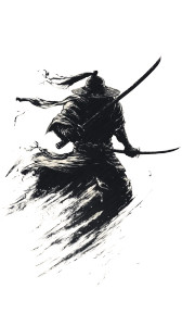 Duel Bladed Ninja Vinyl Car Decal Sticker – Waterproof & UV-Resistant 8"