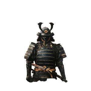 Samurai Banner Vinyl Car Decal Sticker – Waterproof & UV-Resistant 8"