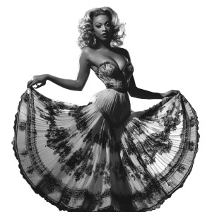 Beyonce As Dandridge Vinyl Car Decal Sticker – Waterproof & UV-Resistant 8"