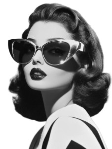 Glamourous Mod Portrait Vinyl Car Decal Sticker – Waterproof & UV-Resistant 8" Glamourous Mod Portrait Vinyl Car Decal Sticker – Waterproof & UV-Resistant 8"