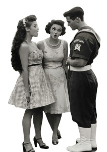 Surprised Woman With Sailor Vinyl Car Decal Sticker – Waterproof & UV-Resistant 8" Surprised Woman With Sailor Vinyl Car Decal Sticker – Waterproof & UV-Resistant 8"