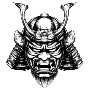 Oni Mask Tattoo Vinyl Car Decal Sticker – Waterproof & UV-Resistant 8" Oni Mask Tattoo Vinyl Car Decal Sticker – Waterproof & UV-Resistant 8"